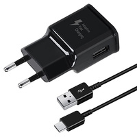 Samsung-Adaptateur secteur chargeur rapide, câble USB Type C, 15W, prise UE, 9V, 1,67 A, 120cm, compatible avec Galaxy S10, A32, A42, A12, A13, S8 Plus, Note 9, 8 1